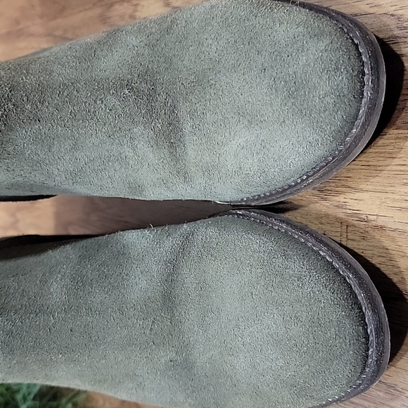 Madewell Khaki Suede Ankle Booties - Picture 5 of 12